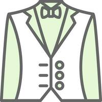 traje vector icono diseño