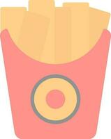 Fried potatoes Vector Icon Design