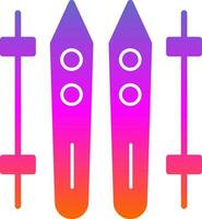 Ski Vector Icon Design