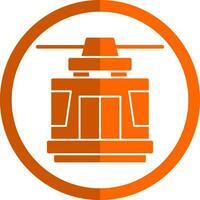 Cable car Vector Icon Design