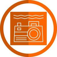 Underwater camera Vector Icon Design