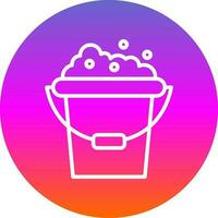 Bucket Vector Icon Design