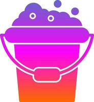 Bucket Vector Icon Design