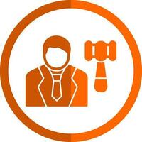 Advocate Vector Icon Design