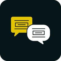 Conversation Vector Icon Design