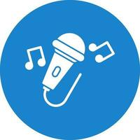 Singing Vector Icon Design