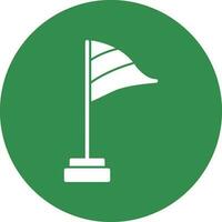 Wind flag Vector Icon Design