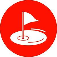 diseño de icono de vector de golf