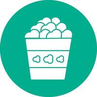 Popcorn Vector Icon Design