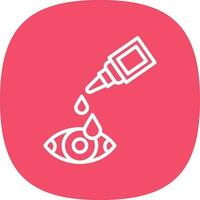 Eye drop Vector Icon Design