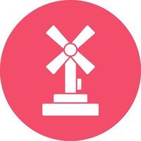 Windmill Vector Icon Design