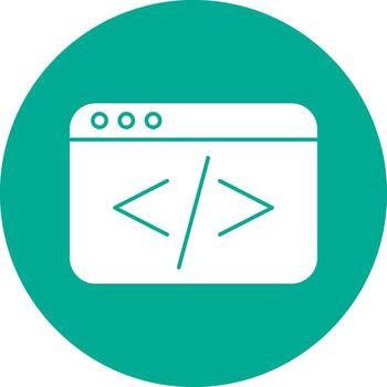 codificación vector icono diseño