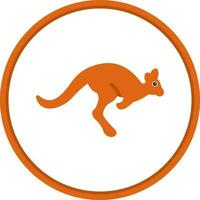 Kangaroo Vector Icon Design