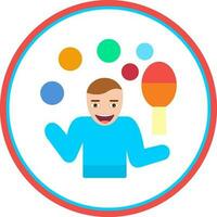 Juggling Vector Icon Design