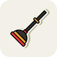 Plunger Vector Icon Design