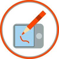 Drawing tablet Vector Icon Design