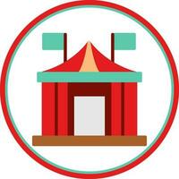 diseño de icono de vector de circo