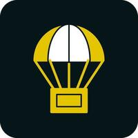 Parachute Vector Icon Design