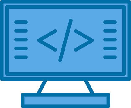 codificación vector icono diseño