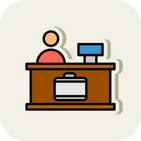 Check-in Vector Icon Design