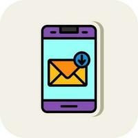 Inbox Vector Icon Design