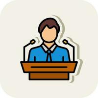 Speech Vector Icon Design