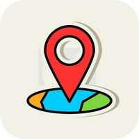 Map pointer Vector Icon Design