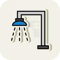 Shower Vector Icon Design