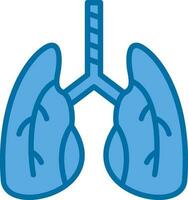 diseño de icono de vector de pulmones