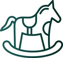 Horse toy Vector Icon Design