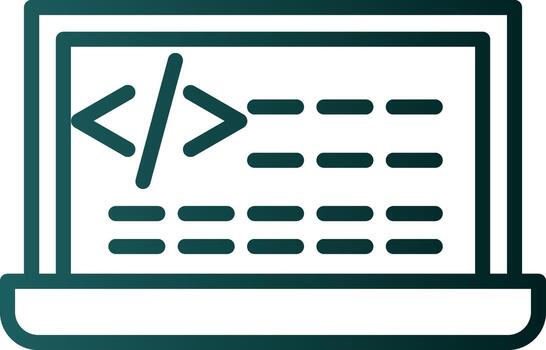 codificación vector icono diseño