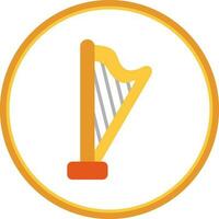 Harp Vector Icon Design
