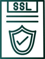 ssl vector icono diseño