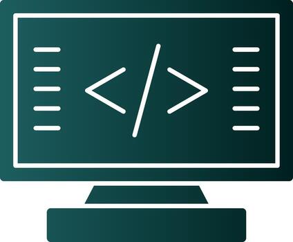 codificación vector icono diseño