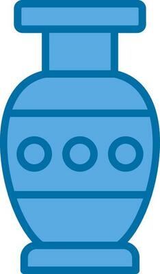 Vase Vector Icon Design