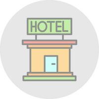 diseño de icono de vector de hotel