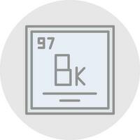 Berkelium Vector Icon Design