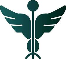 Caduceus Vector Icon Design