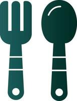 Baby cutlery Vector Icon Design