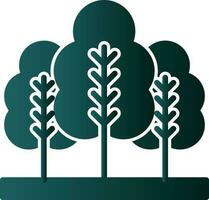 diseño de icono de vector de bosque