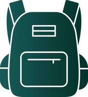 School bag Vector Icon Design