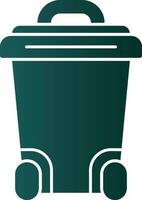 Recycle Bin Vector Icon Design