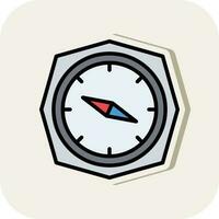 Compass Vector Icon Design