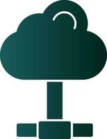 Cloud computing Vector Icon Design