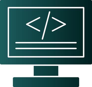 codificación vector icono diseño