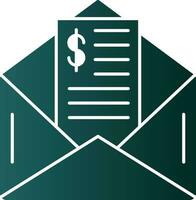 Paycheck Vector Icon Design