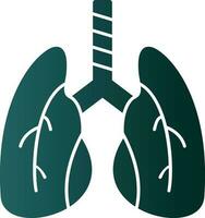 Lungs Vector Icon Design