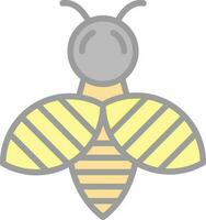 ortografía abeja vector icono diseño