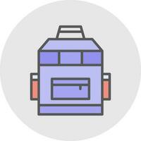 Rucksack Vector Icon Design