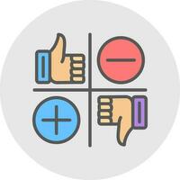 Swot analysis Vector Icon Design